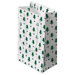 1901 Maine Flag Gift Bag Klein Cadeauzakje