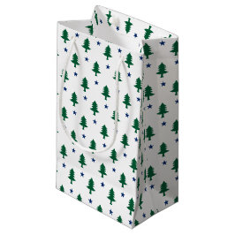 1901 Maine Flag Gift Bag Klein Cadeauzakje