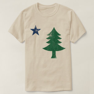 1901 Maine Flag - Onderdruk T-shirt