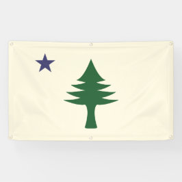 1901 Maine Flag Outdoorbanner Spandoek