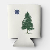 1901 Maine Flag -  stijl Blikjeskoeler (Achterkant)