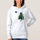 1901 Maine Flag - stijl Hoodie (Voorkant)