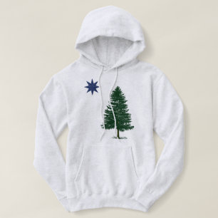 1901 Maine Flag -  stijl Hoodie