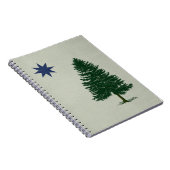 1901 Maine Flag - stijl Notitieboek (Rechterzijde)