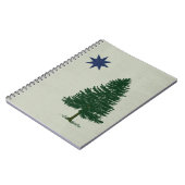 1901 Maine Flag - stijl Notitieboek (Linkerzijde)