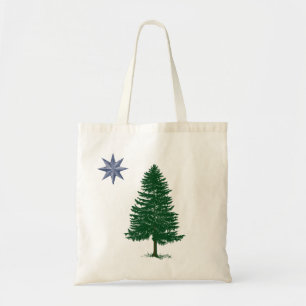 1901 Maine Flag - stijl Tote Bag
