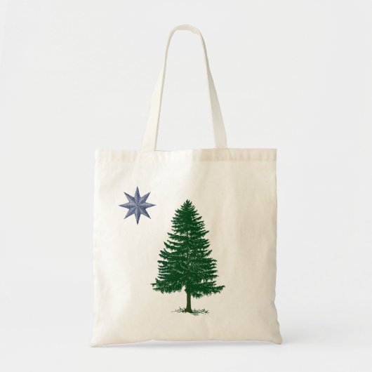 1901 Maine Flag -  stijl Tote Bag (Voorkant)