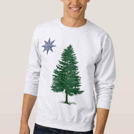 1901 Maine Flag - stijl Trui (Voorkant)