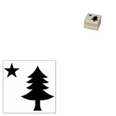 1901 Maine vlag Rubber Stempel (Gestempeld)