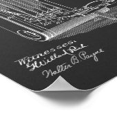 1902 Het vouwen Kunsttekentekening van het Kunstpa Poster (Hoek)