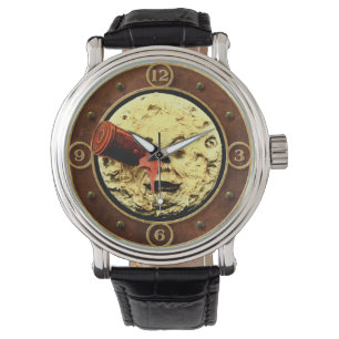  1902 Steampunk Moon Face Horloge