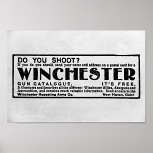 1902  Winchester AD Poster