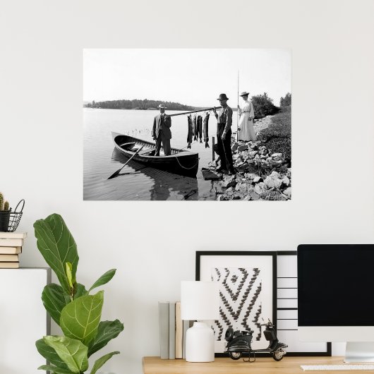 1903 Adirondack Mts. Affiche (Bureau à domicile)