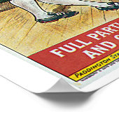 1903 Britse kersttrein Poster (Hoek)