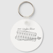 1903 Wright Glider Sleutelhanger (Achterkant)