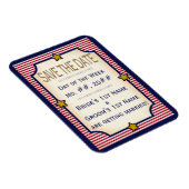 1904 Bully Pulpit (bruiloft Collectie) Magneet (Rechterzijde)