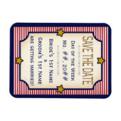 1904 Bully Pulpit (bruiloft Collectie) Magneet (Horizontaal)