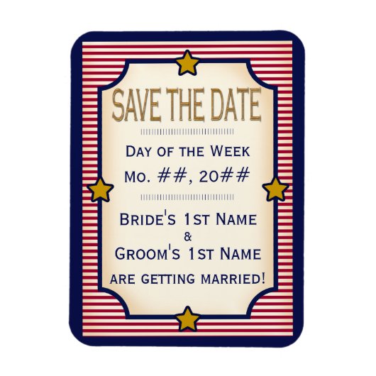 1904 Bully Pulpit (bruiloft Collectie) Magneet (Verticaal)