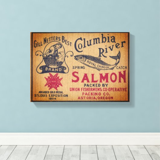 "1904 Gil Netter's Best" Canvas Afdruk (Insitu (Houten vloer))