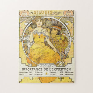 1904 World's Fair By Alphonse Mucha Legpuzzel