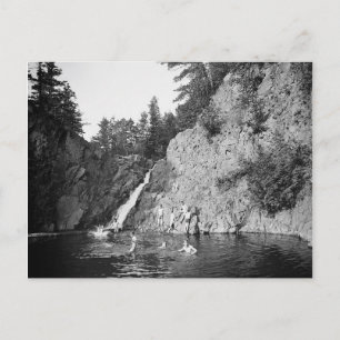1904 zwemmen in Lester Park. Duluth, Minnesota Briefkaart