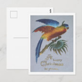 1905 Kerstgroeten met papegaai Briefkaart (Voorkant / Achterkant)