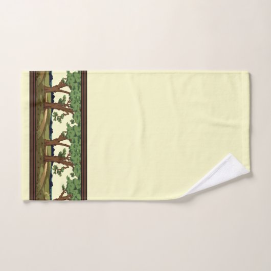 1905-kunst en ambachtelijke vormgeving bad handdoek (Handdoek)