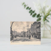 1905 Winkels Main St. Rahway NJ  Briefkaart (Staand voorkant)