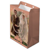 1906 Edwardiaanse bruiloft Medium Cadeauzakje (Achterkant Gekanteld)