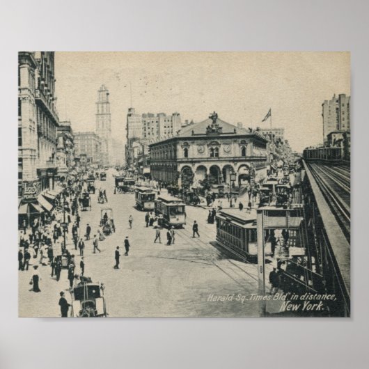 1906 Herald Square, New York City  Poster (Voorkant)