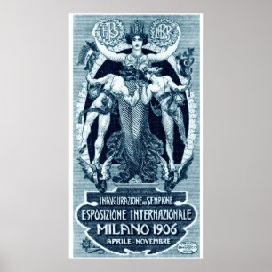 1906 Internationale Expo in Milaan Poster