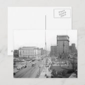 1906 Public Square Cleveland Ohio Briefkaart (Voorkant / Achterkant)