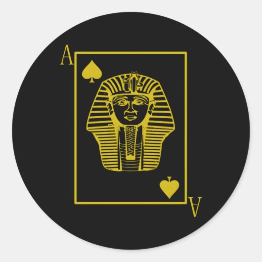 1906 Sphinx Alpha Ace Broederschap Ronde Sticker (Voorkant)