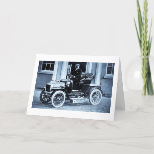 1907 Automobile bestuurder automobilist Vintage Kaart