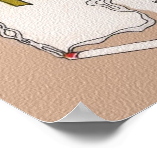 1907  Vuelta Abajo Cigarette Advertisement Poster (Hoek)