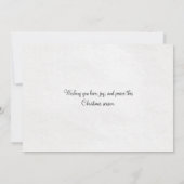  1908 Collie Dogs Gold Happy Kerstmis Kaart (Achterkant)