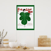  1908 Fig Leaf Rag Sheet Music Hoesje Copy Poster (Keuken)