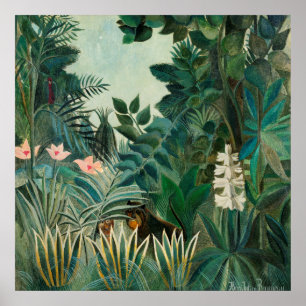 1908 Henri Rousseau Painting Poster