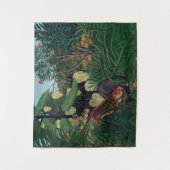 1908 Henri Rousseau Painting Wandkleed (Voorkant)