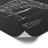 1908 Het vouwen Kunsttekentekening van het Kunstpa Poster (Hoek)