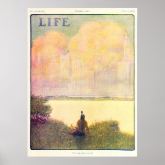  1908 Life Magazine, New York City Poster