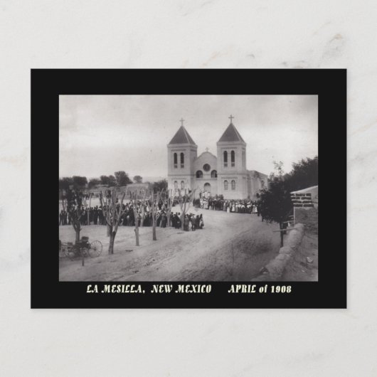 1908 PLAZA VIEW, LA MESILLA, NOUVELLE CARTE POSTAL (Devant)