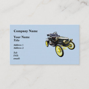 1908 Stanley Steamer Motor Car Visitekaartje