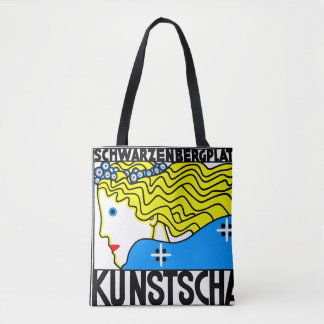 1908 Wenen Art Nouveau Art Show Fair Maiden Draagtas