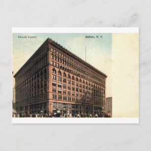 1909  Ellicott Square, Buffalo, NY Briefkaart