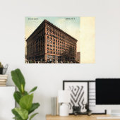 1909  Ellicott Square, Buffalo, NY Poster (Thuiskantoor)