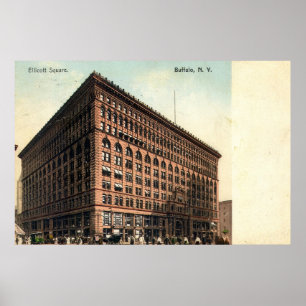 1909  Ellicott Square, Buffalo, NY Poster