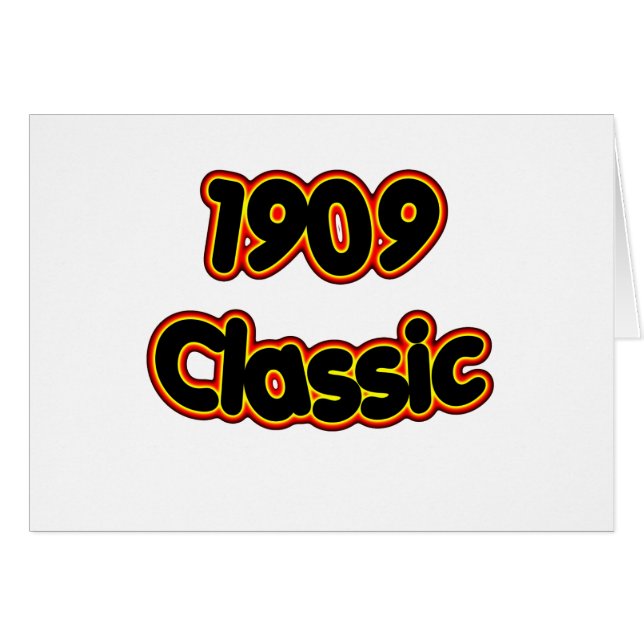 1909 Klassiek (Voorkant Horizontaal)