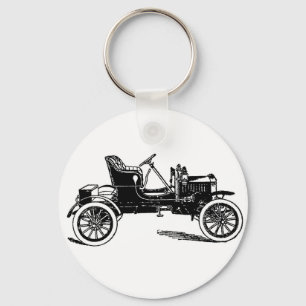 1909 Maxwell-auto-illustratie Sleutelhanger