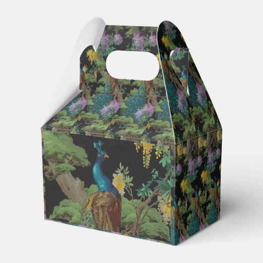 1910  behangsel De cedar-boom Bedankdoosjes (Achterkant)